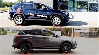 SLIP TEST - Toyota RAV4 AWD - gen V vs gen IV - 