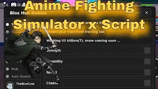 Anime Fighting Simulator X Script | Hydrogen - Fluxus - Delta - Arceus x - Codex Executor