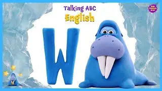 Talking ABC Walrus clay animal with song|Boopanpankids