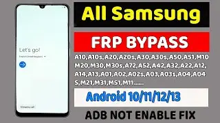 Final Solution 2023 All Samsung Frp Bypass | Android10/11/12/13 | Google Account Remove |New Method