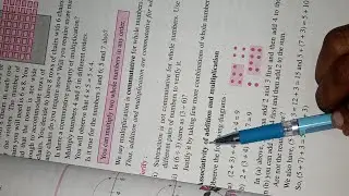 Closure property and associativity property - class 6th math #class6math #ncertmathinhindi