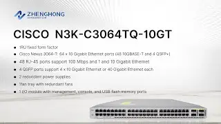 Cisco Nexus 3000 Series Switch，N3K-C3064TQ-10GT（on sale）
