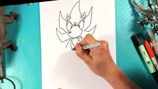 How to Draw SHADOW the Hedgehog | Power Up
