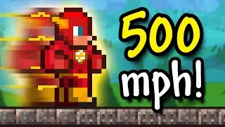 This is the FASTEST you can RUN in Terraria...
