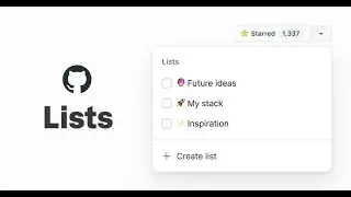 Creating a GitHub Repository Collection Using GitHub Lists ✨