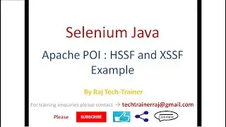 Excel Read Write Example using Apache POI HSSF and XSSF Library