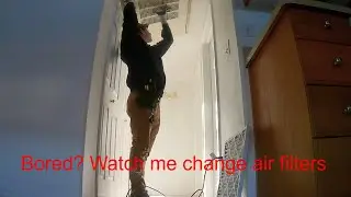 Changing a bunch of air filters