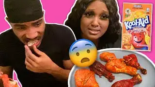 DIY KOOL-AID CHICKEN WINGS ! TASTE TEST