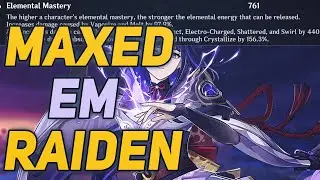 Testing A FULLY MAXED Elemental Mastery Raiden!