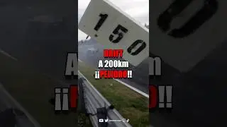 EL PELIGRO DE DRIFTEAR A 200KM #nicopetasgt #automobile #drift #drifting