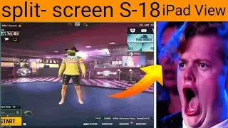 PUBG MOBILE REAL IPAD VIEW SPLIT SCREEN NO CONFIG SEASON 18 LIVE PROOF