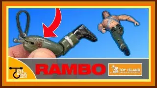 Rescuing Rambo - Stripped Rusted Screws & Missing A Leg - Toy Island O-Ring Figure Repair
