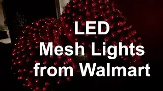 LED MESH LIGHTS from WALMART #walmart #holidaylights #ledlights