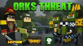 Battle for Imperial World Kragmorta - Part1: Orks Invasion | Minecraft Wh40k
