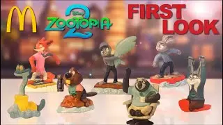 🔥 FIRST LOOK 🐰 ZOOTOPIA 2 x McDonald's  Happy Meal Toy  😱