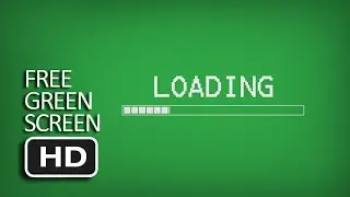Free Green Screen - Loading Hologram #5
