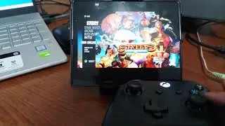 Xbox Ultimate Gamepass on Samsung Fold 2 With Car Tablet Mount
