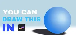 How to draw a 3D Sphere in Procreate