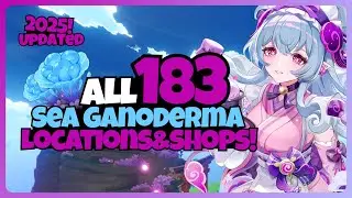 ALL 183 Sea Ganoderma Locations & Shops | Kazuha & Mizuki Ascension Material | Genshin Impact