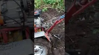 Самодельный мотоблок пашем