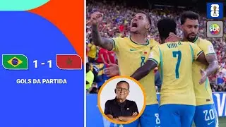 GOALS - BRAZIL 1 X 1 MOROCCO | FIFA WORLD CUP 2026 | SBT [Commentary by Galvão Bueno + Scoreboard]