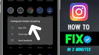 How To FIX Instagram Keeps Stopping Problem | How To Solve Instagram Keeps Stopping Problem Not Open