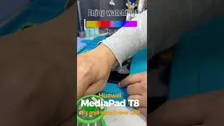 Huawei MediaPad T8 LCD is broken, Install and fix with new LCD.