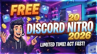 ✅ DISCORD NITRO for FREE in 2026 🟣 How I Got 12 Months of Discord Nitro for FREE