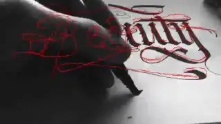my calligraphy