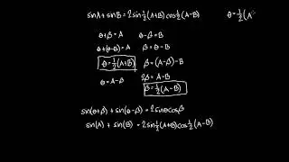 Derivation of Trigonometric Identities Formulas | Part - 2