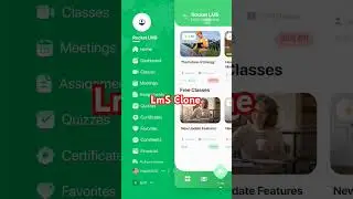 LMS Clone Home Page UI 