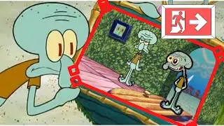 Squidward watch Squidward kicking out Crazy Squidward