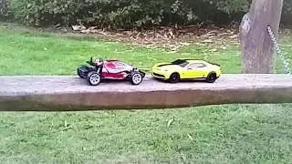 Bumblebee and SUV. contest / Бамблби и внедорожник. состязание