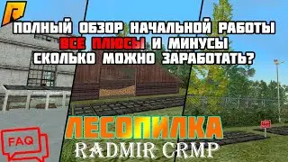Сколько можно заработать на ЛЕСОПИЛКЕ? FAQ По работам на проекте Radmir RP КРМП.
