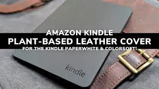 Amazon Official Plant‑Based Leather Case for Kindle Paperwhite & Colorsoft (Case Review)!