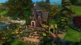 Spellcaster Micro Cottage | Build Swap with Richie Potato | Sims 4 Speed Build