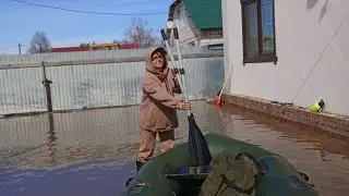 ПАВОДОК наводнение в Оренбурге. ЛОДКА НА прокат