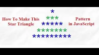 FamilySome Programming- |Star 🌟 triangle Pattern in JavaScript|