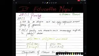 Unit 2.2 | LR(1) Parsing | Bottom-up Parser | Syntax Analysis | Compiler Design | By Roshika