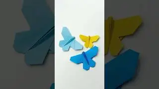 Create an Origami Butterfly in 60 Seconds - Easy Paper Folding Tutorial