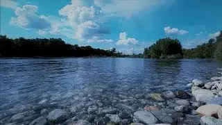 🪷Calm🪷 Mountain River Flowing | Relaxing River Sounds - Nature White Noise | 10 Hours
