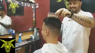 ขั้นตอนการเป่าผมเป็นกระบวนการสำคัญครับ | A good blow dry is important | Barber demo