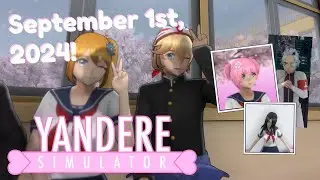September 1st, 2024 - New task, Hairstyles, and More! | Yandere Simulator