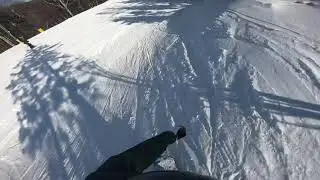 Snowboarding in sliver creek West Virginia