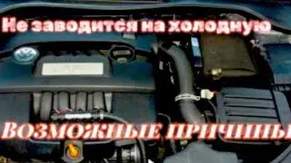 Плохой запуск двигателя НА ХОЛОДНУЮ. Причины.