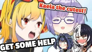 Everyone agree when Moona said Kaela is the cutest !!!