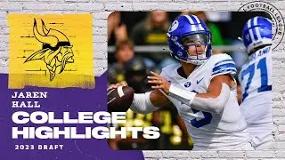 Full College Highlights of Quarterback Jaren Hall | 2023 NFL Draft