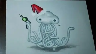 🎄Dibujando Mars People / 火星人  / ¡¡Feliz Navidad!! 2016🎄