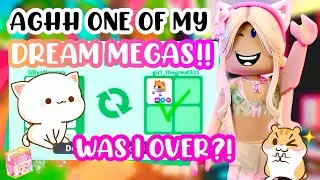 A MEGA HAMSTER!🤩🐹ONE OF MY DREAM MEGAS..😰WAS I OVER?!#adoptmeroblox #preppyadoptme #adoptmeroblox