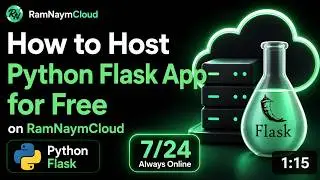 HOW TO HOST PYTHON FLASK APP FOR FREE? HOW TO BUILD WEBSITE WITH FLASK FREE 7/24?